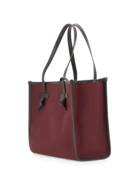 Geantă shopper Marcella Club din canvas roșu