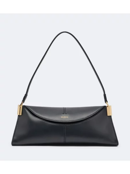 Geantă Balmain din piele negru