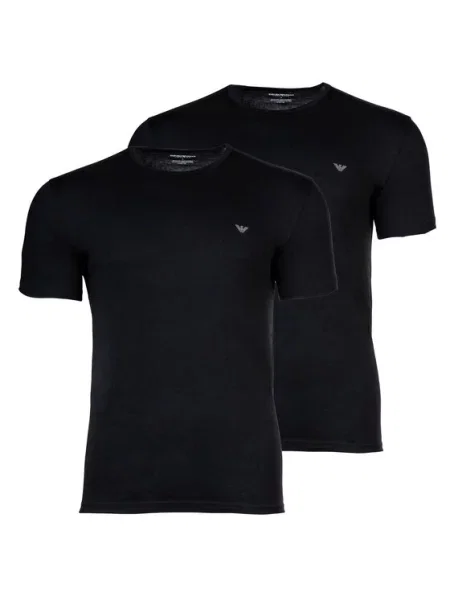 Πουκάμισο Emporio Armani Underwear μαύρο