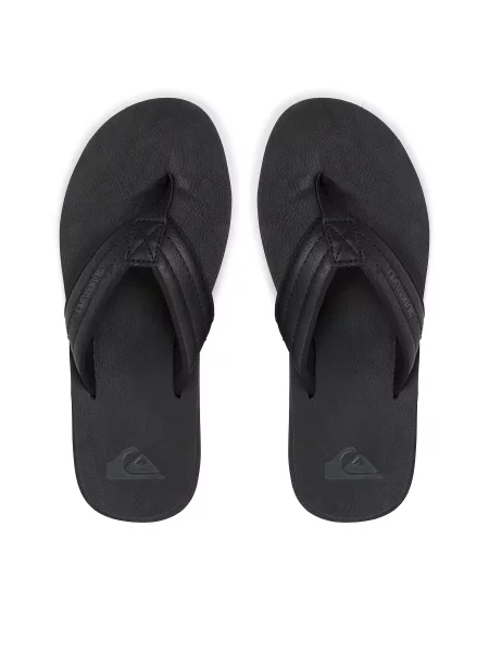 Japonke Quiksilver iz usnja nubuk črna