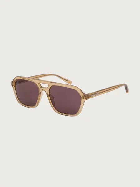 Saint Laurent ochelari de soare pentru femei galben