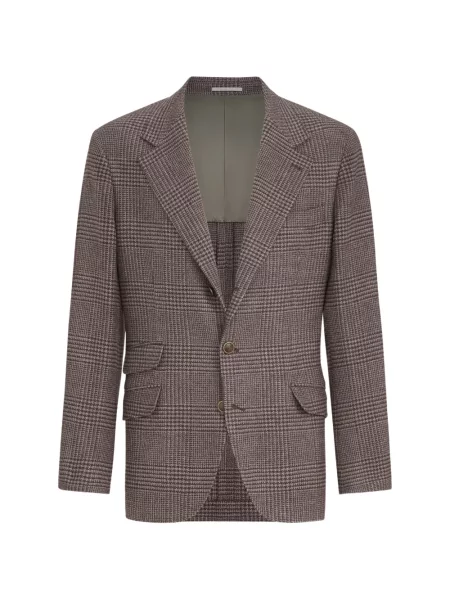 Sacou Brunello Cucinelli de lână maro