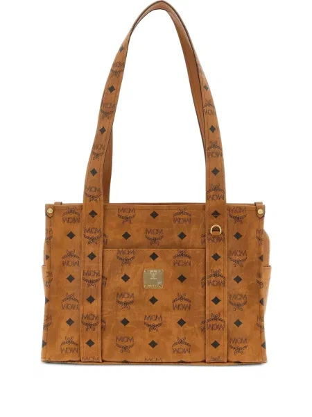 Geantă shopper Mcm maro