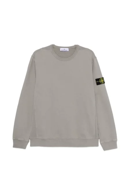 Hanorac Stone Island cu strasuri gri