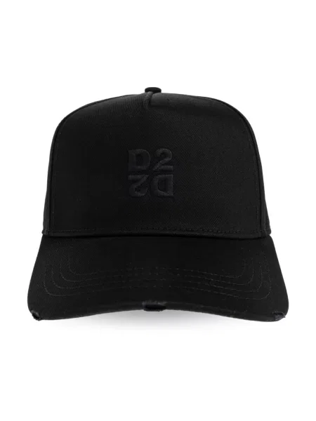 Czapka z daszkiem Dsquared2 czarna
