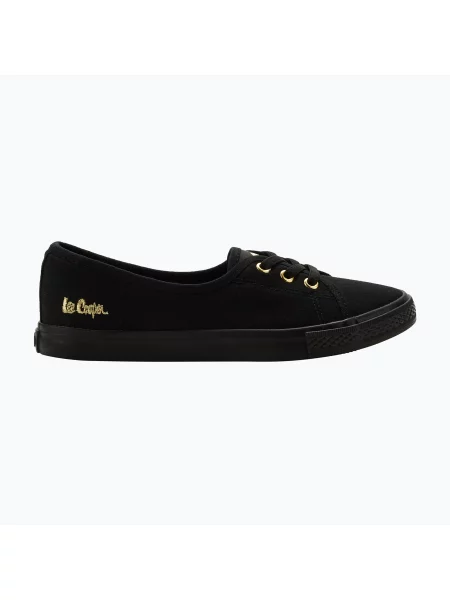 Tenisky Lee Cooper black/gold černé