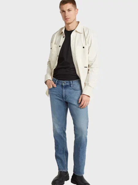 Прямі джинси G-star Raw сині