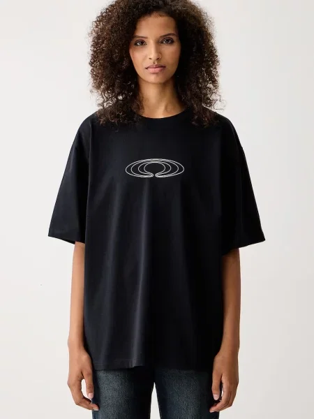 Rains tricou pentru bărbați din Classic T-shirt Splash negru