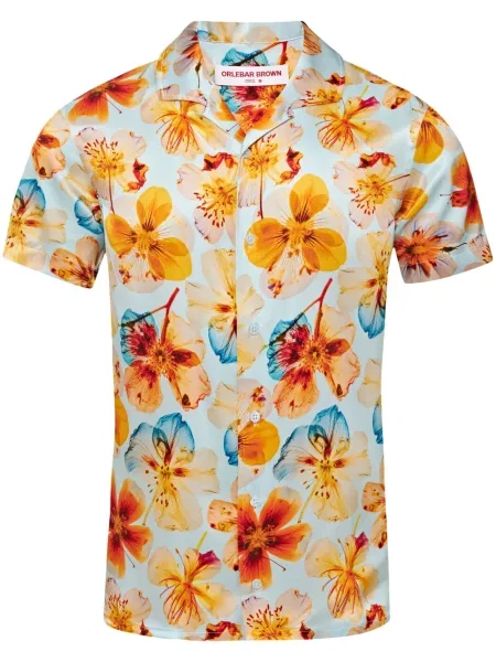 Риза Orlebar Brown синьо