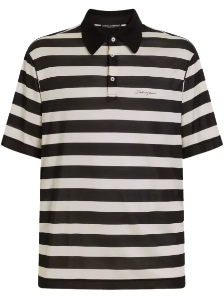 Polo Dolce & Gabbana cu dungi alb