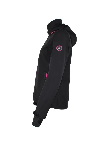 Geacă Peak Mountain softshell negru
