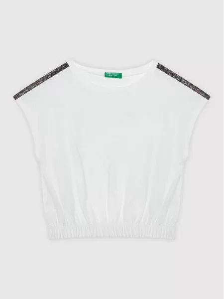 United Colors Of Benetton T-Shirt λευκό