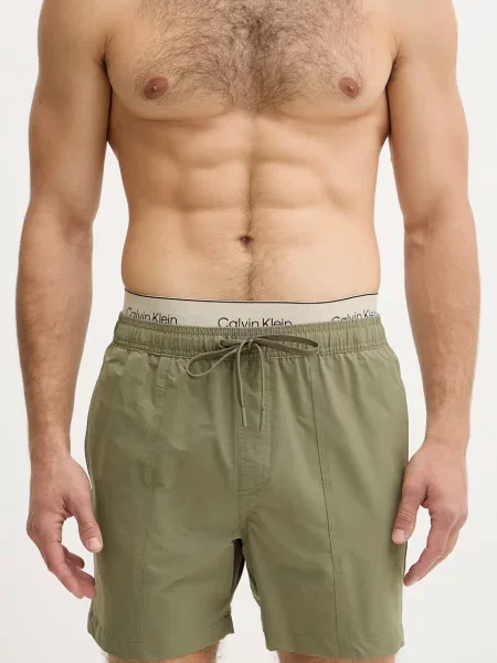 Calvin Klein kopalne kratke hlače zelena