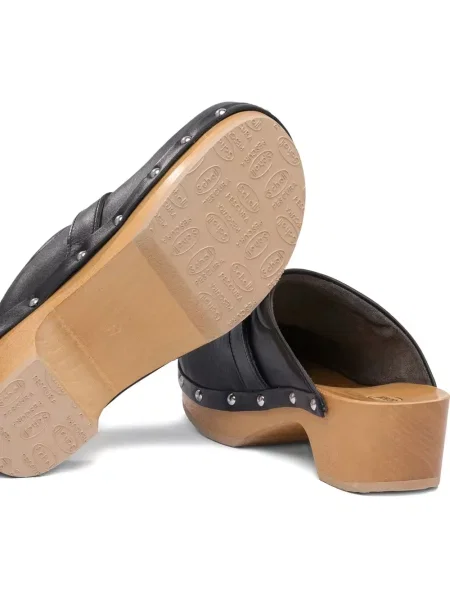 Papuci tip mules Scholl negru