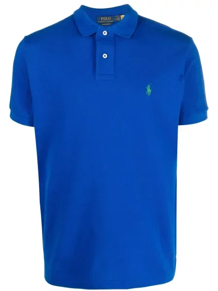 Slip de baie Polo Ralph Lauren cu imagine cu buzunare la piept cu cordon albastru