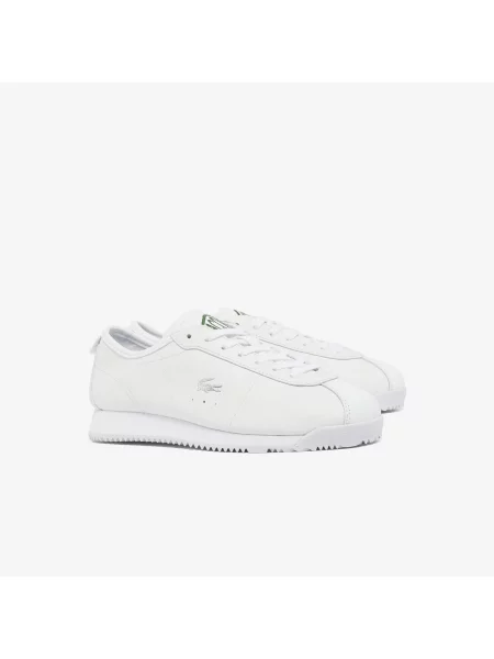 Lacoste Skórzane Sneakersy Club-Low biały