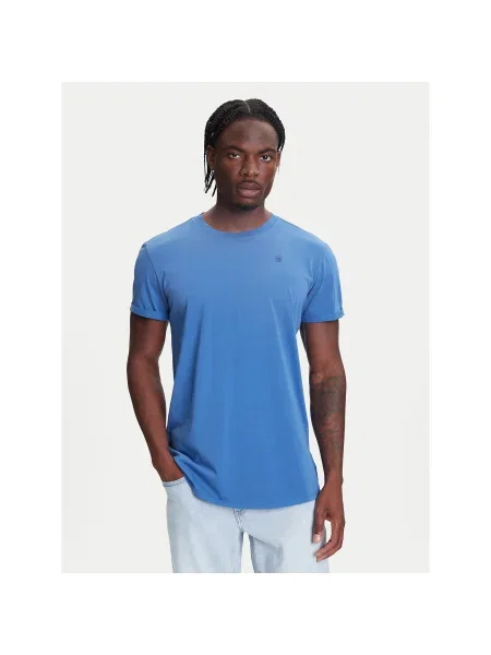 G-Star Raw Póló Text Back Relaxed Fit kék
