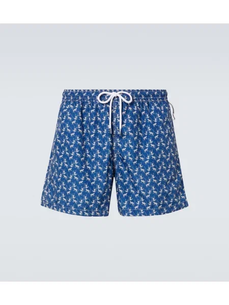 Plavalne hlačke Fedeli s potiskom modra