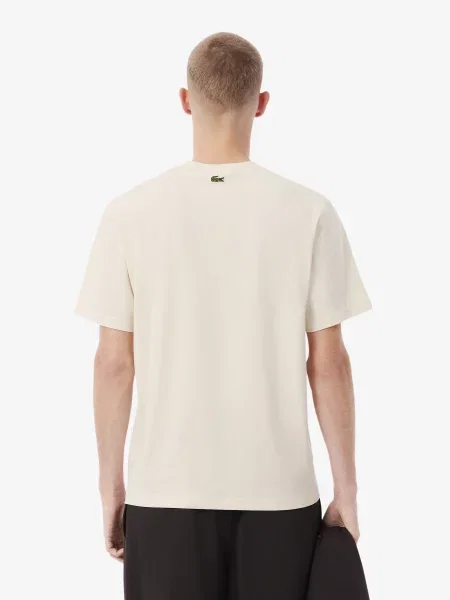 Футболка Lacoste бежевий