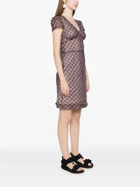 Pledinė kostiumas mini mini suknelė Shushu/tong violetinė