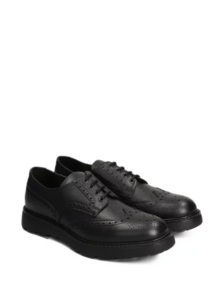 Brogues Doucal's din piele negru