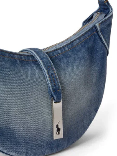 Polo Ralph Lauren Rankinė ant peties tamsiai džinso mėlyna