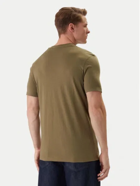 HUGO Majica Dulivio Khaki zelena
