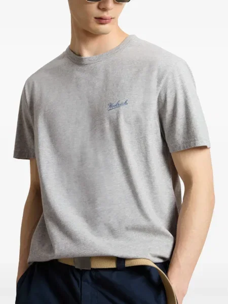 Tricou Woolrich cu autograf gri