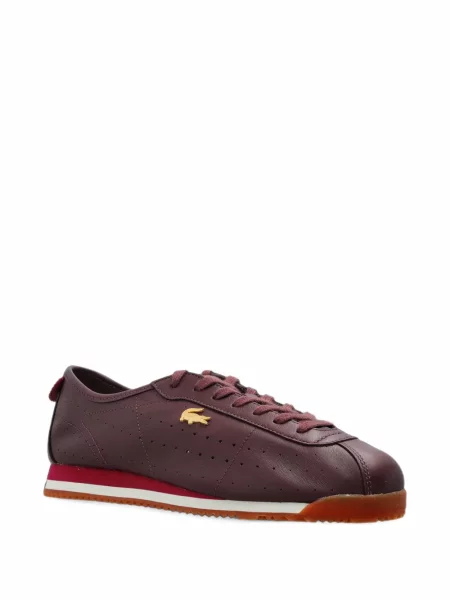 Sneakerși Lacoste din piele roșu