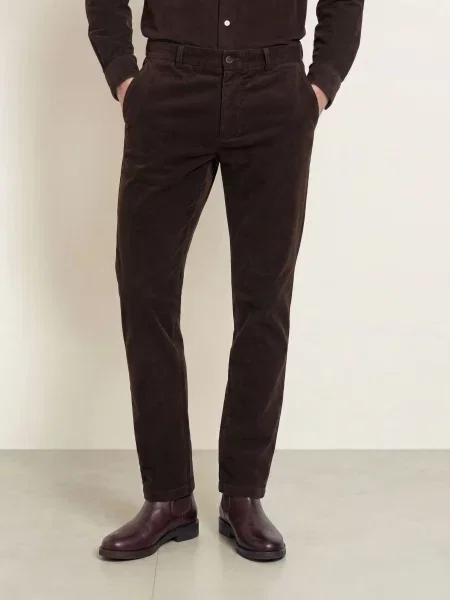 Kalhoty Tommy Hilfiger hnědé