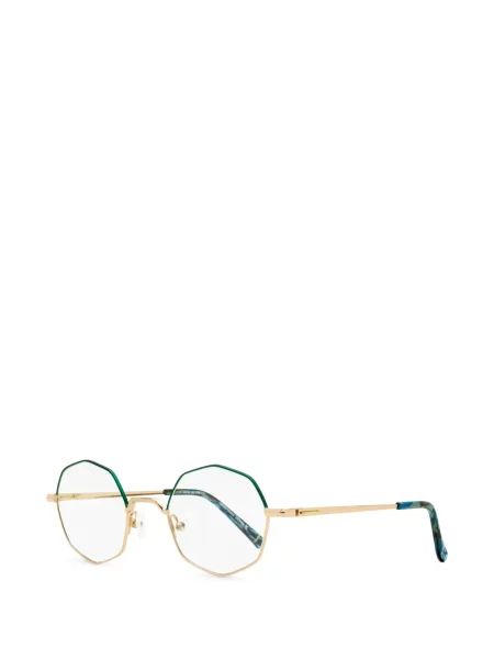 Ochelari de soare Morel cu imprimeu geometric verde