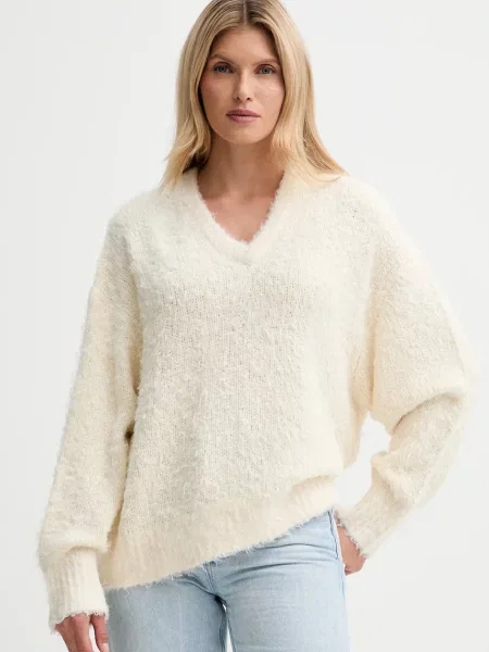 Filippa K pulover de mătase bej