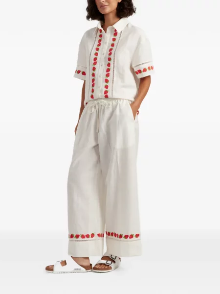 Pantaloni Chinti & Parker alb