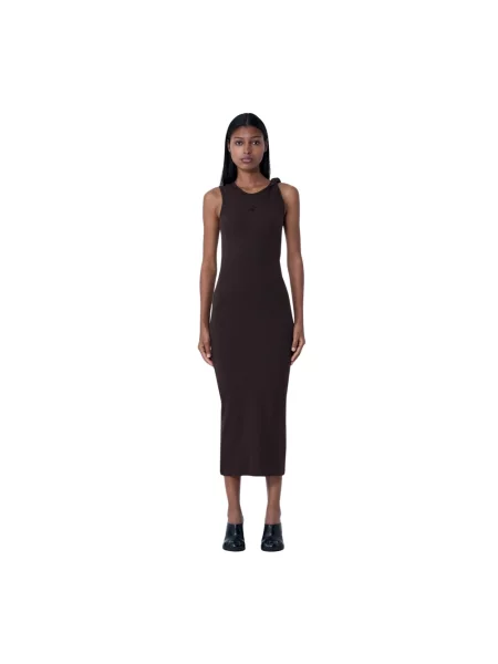 Sukienka Jw Anderson brązowa