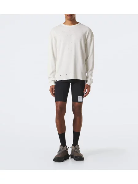 Tricou Satisfy din jerseu alb