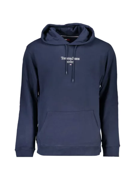 Hanorac cu glugă Tommy Hilfiger cu imagine albastru