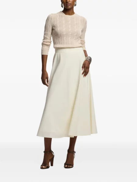 Fustă midi Ralph Lauren Collection în linie A