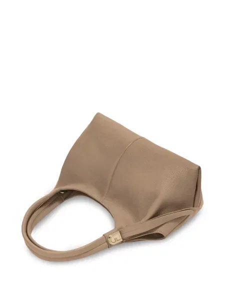 Geantă shopper Furla din piele maro