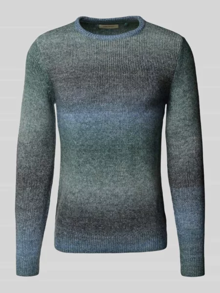 Sweter z dzianiny z okrągłym dekoltem model ‘DANNIE’ Blend