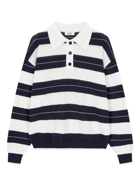 Polo Studio Tomboy cu dungi albastru