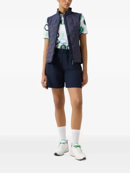 Tricou polo Bogner cu imagine alb