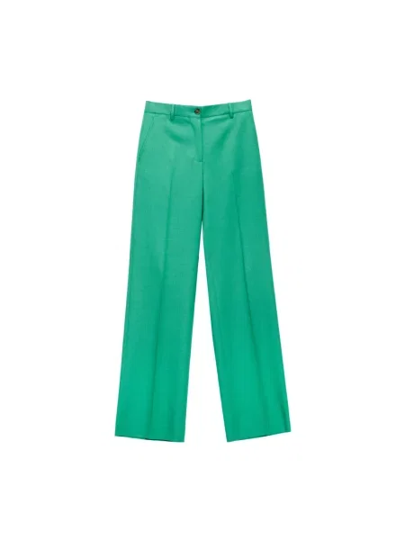 Spodnie Paul Smith wełniane zielone