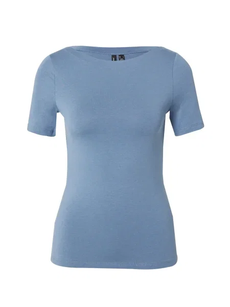 VERO MODA Tricou VMPANDA fumuriu albastru