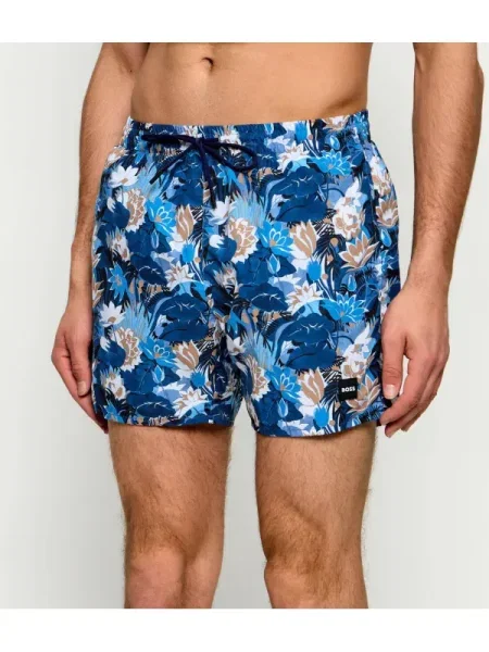 BOSS pantaloni scurți de baie bărbătești Piranha albastru