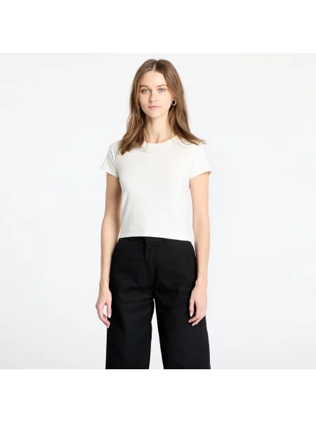 T-shirt Karl Kani Small Signature Short Tee Off White XS biała