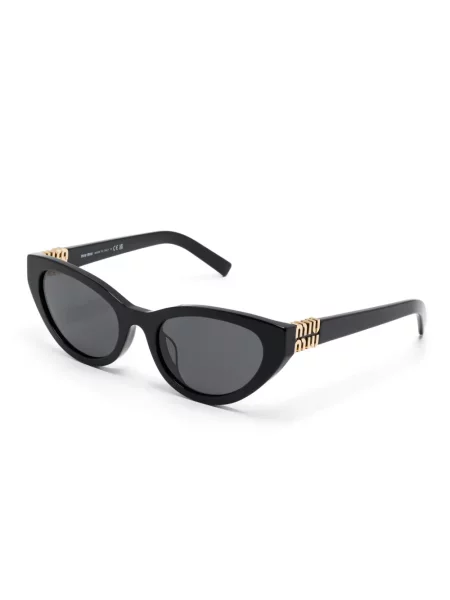 Ochelari de soare Miu Miu Eyewear cu autograf negru