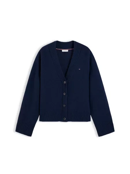 TOMMY HILFIGER Geacă tricotată bleumarin