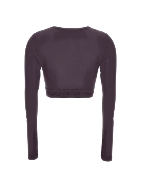 Top Versace Jeans Couture fioletowy