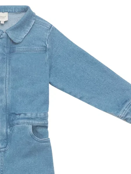 Donsje Дитячий комбінезон з бавовною Lard Denim Jumpsuit Western Bear