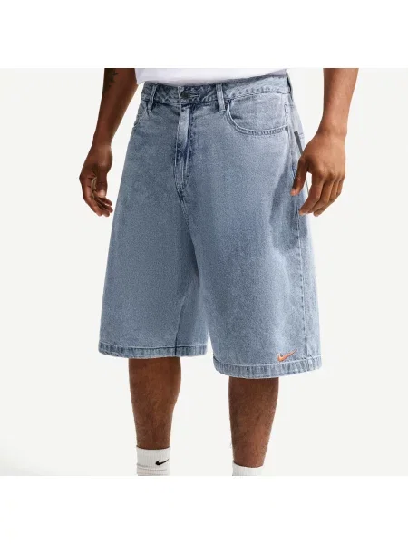 Szorty Nike Sportswear Indigo Denim Shorts Blue Denim/ Haiind/ Black/ Safety Orange 38 czarne